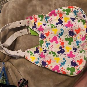 Disney Mickey splatter paint purse
